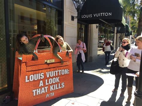 louis vuitton animal cruelty